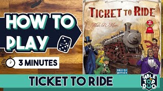 Learn Ticket to Ride Essentials Fast 3Minute Rule Guide [upl. by Susann]