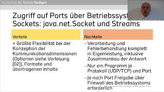 Verteilte Systeme  05  Technologiebeispiel Netzwerkkommunikation Ports und Sockets [upl. by Euqinu736]