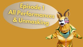 Episode 1 All Performances  Reveal  The Masked Singer South Africa Season 2 [upl. by Asoral]