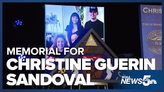 Memorial service held for parole officer Christine GuerinSandoval [upl. by Hartzel]