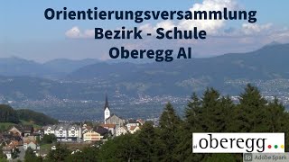 Orientierungsversammlung Bezirk Oberegg [upl. by Childers]