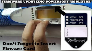 Powersoft Amplifiers Firmware Updating [upl. by Alberic]