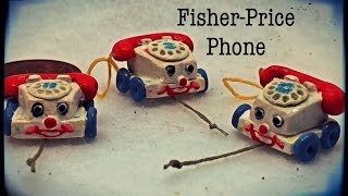 Polymer MiniatureFisher Price Phone [upl. by Yelnoc]