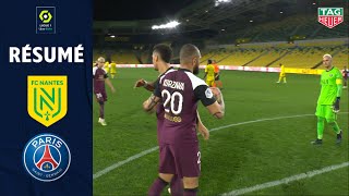 FC NANTES  PARIS SAINTGERMAIN 0  3  Résumé  FCN  PSG  20202021 [upl. by Retsek]