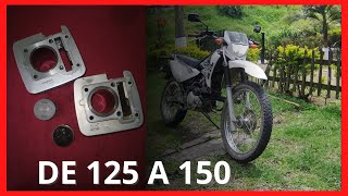 ⚡Como Aumentar la Cilindrada xtz 125  YBR 125  Libero 125  REPOTENCIAR  PRIMERA PARTE [upl. by Eddi]