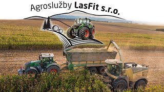 Agroslužby LasFit  Siláž  Krone BigX 780  Fendt 930 Vario [upl. by Ansley]