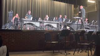 “Blinker” by Chuck Ricotta  Cartersville High School Percussion Ensemble [upl. by Anirahs763]