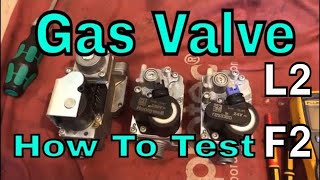 How To Test a Gas Valve  F2  L2 Fault Ideal Boilers  Test PCB  Tool Bag [upl. by Eitsym27]