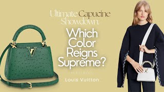 Louis Vuitton Capucines Mini Showdown Which Color Reigns [upl. by Norvan]