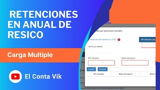 📄📍Declaracion ANUAL de RESICO personas fisicas🧮 Carga Masiva de Retenciones✅ [upl. by Gney]