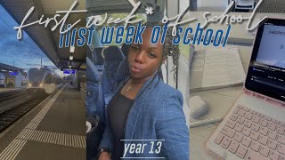 FIRST DAY OF YEAR 13  BRITISH SIXTH FORM VLOG back to school vlog [upl. by Broderic]