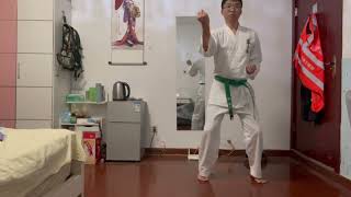 Online Karate Enbukai  Shorin Ryu Naihanchi Shodan 小林流 ナイハンチ初段） [upl. by Penhall]