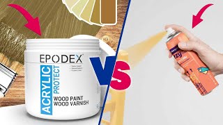 Acrylic vs Enamel Paint Which is Best for Wood [upl. by Arleyne]