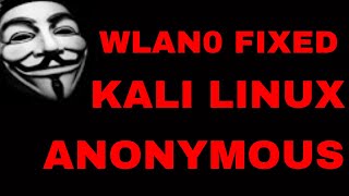 kalli Linux How to fix Wlan0 not showing in Kali Linux [upl. by Congdon568]