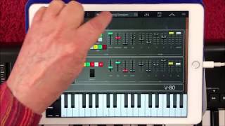 Syntronik  Lets Play The V80CS80 Instrument  iPad Demo [upl. by Edrahs]