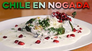 Receta fácil de CHILES EN NOGADA  Tutorial PASO A PASO [upl. by Enilhtak]