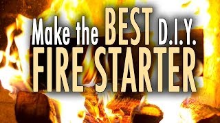 How to make the BEST Fire Starter Super Simple [upl. by Melleta]