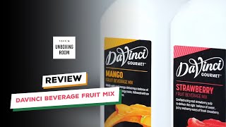 Unboxing Room Review DaVinci Beverage Fruit Mix [upl. by Moulton705]