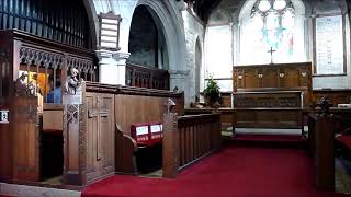 When I survey the wondrous cross tune quotRockinghamquot  pipe organ St Mewan Church [upl. by Anirehtac683]