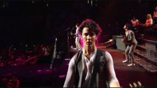 Goodnight amp Goodbye LIVE with Lyrics  Jonas Brothers 3D Concert [upl. by Yrome521]