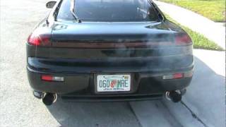 Dodge Stealth RTTT Exhaust and Turbo xs BOV [upl. by Ahsatak521]