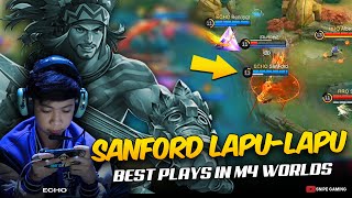 SANFORD LAPULAPU BEST PLAYS in M4 WORLD CHAMPIONSHIP   😮 [upl. by Enitsirk64]