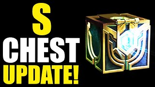 🎉Surprise change to S score chests ty Riot [upl. by Eedyah176]