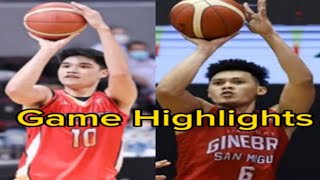 Barangay Ginebra vs Northport Batang Pier Quarter Finals Game Highlights PBA [upl. by Etteoj]