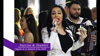 Narcisa amp Yoannes  Tigane tu ai Amanta  Live Revelion 2020 La Maya´s Events [upl. by Kcin]