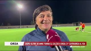 03 OTTOBRE 2024 ORIA CALCIO DOPO OLTRE 20 ANNI TORNA IL CALCIO NELLA CITTÀ FEDERICIANA IN 3 CAT [upl. by Haem133]