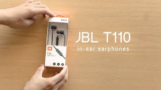 JBL T110 review Bass on a Budget [upl. by Esiuqcaj]