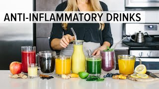 8 ANTIINFLAMMATORY DRINKS  to enjoy for health amp wellness [upl. by Klenk]