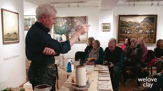 Masterclass  Clive Bowen  Decorating a Plate and a Vase  Teaser [upl. by Atelokin]