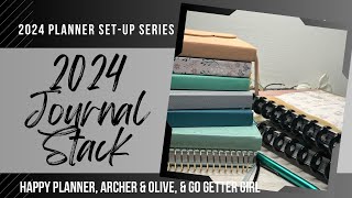 2024 Journal and Notebook Lineup  Happy Planner Archer amp Olive Go Getter Girl [upl. by Silloc]