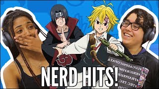 JOVENS REAGEM A NERD HITS  7 MINUTOZ  ITACHI PENNYWISE E MELIODAS [upl. by Yumuk863]