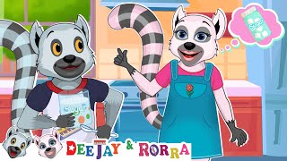 Johny johny yes papa  Fun nursery rhymes  Kids playtime song  Deejay and Rorra lyric version [upl. by Drais708]