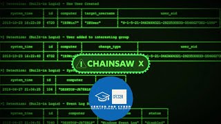 Chainsaw for Windows Event log Analysis [upl. by Anyotal779]