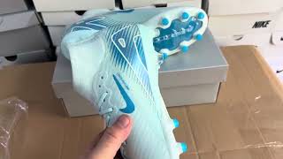 Nike Air Zoom Mercurial Superfly 10 Elite AG Artificial Grass Soccer Cleats  JadeBeigeBlue [upl. by Farron162]