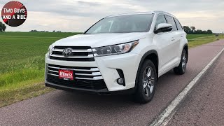 2019 Toyota Highlander Limited Platinum Review [upl. by Goodard728]