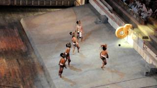 Xcaret  PoktaPok  Mayan ball game [upl. by Hafeetal]