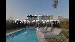 CASA EN VENTA A LA LAGUNA  VIRAZÓN  NORDELTA [upl. by Omsoc]