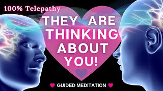 BE ON THEIR MIND ✨Telepathy Meditation✨ Make SP Think About you 💖INSTANTLY [upl. by Abdulla394]