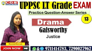 Galsworthy  Justice  Practice Questions and Answers  English Literature Ruchi Mam [upl. by Janith]