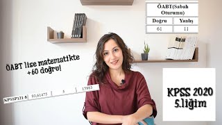 ÖABT LİSE MATEMATİK ÇALIŞMA ÖNERİLERİ  KİTAP ve KANAL TAVSİYELERİ Nasıl TR 5si oldum [upl. by Eanrahc840]