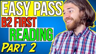 HOW TO PASS B2 FIRST READING FCE PART 2  B2 First FCE Reading Exam Part 2 [upl. by Melania]