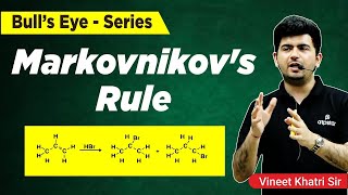 markovnikov and anti markovnikov organic chemistry  الإضافة بقاعدة مارك وعكس مارك [upl. by Nalyorf]