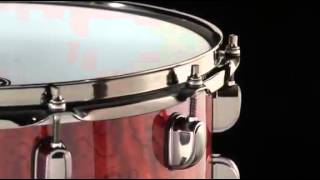 Tama SLP GBubinga Shell Snare Natural Quilted Bubinga [upl. by Gromme]