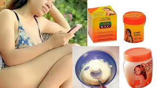 How to mix a super skin whitening creamcarolight and carotone cream [upl. by Neliac]