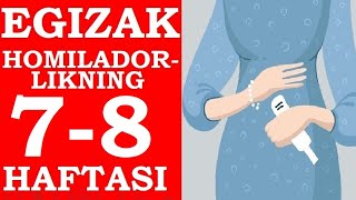 EGIZAK HOMILADORLIGINING 78HAFTALARI  ЭГИЗАК ХОМИЛАДОРЛИГИНИНГ 78ХАФТАЛАРИ [upl. by Iey]