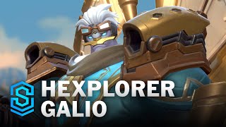 Hexplorer Galio Wild Rift Skin Spotlight [upl. by Kelli]